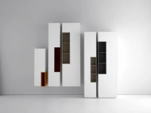 MDF Italia Стенка из лакированной мдф с дверцей Inmotion