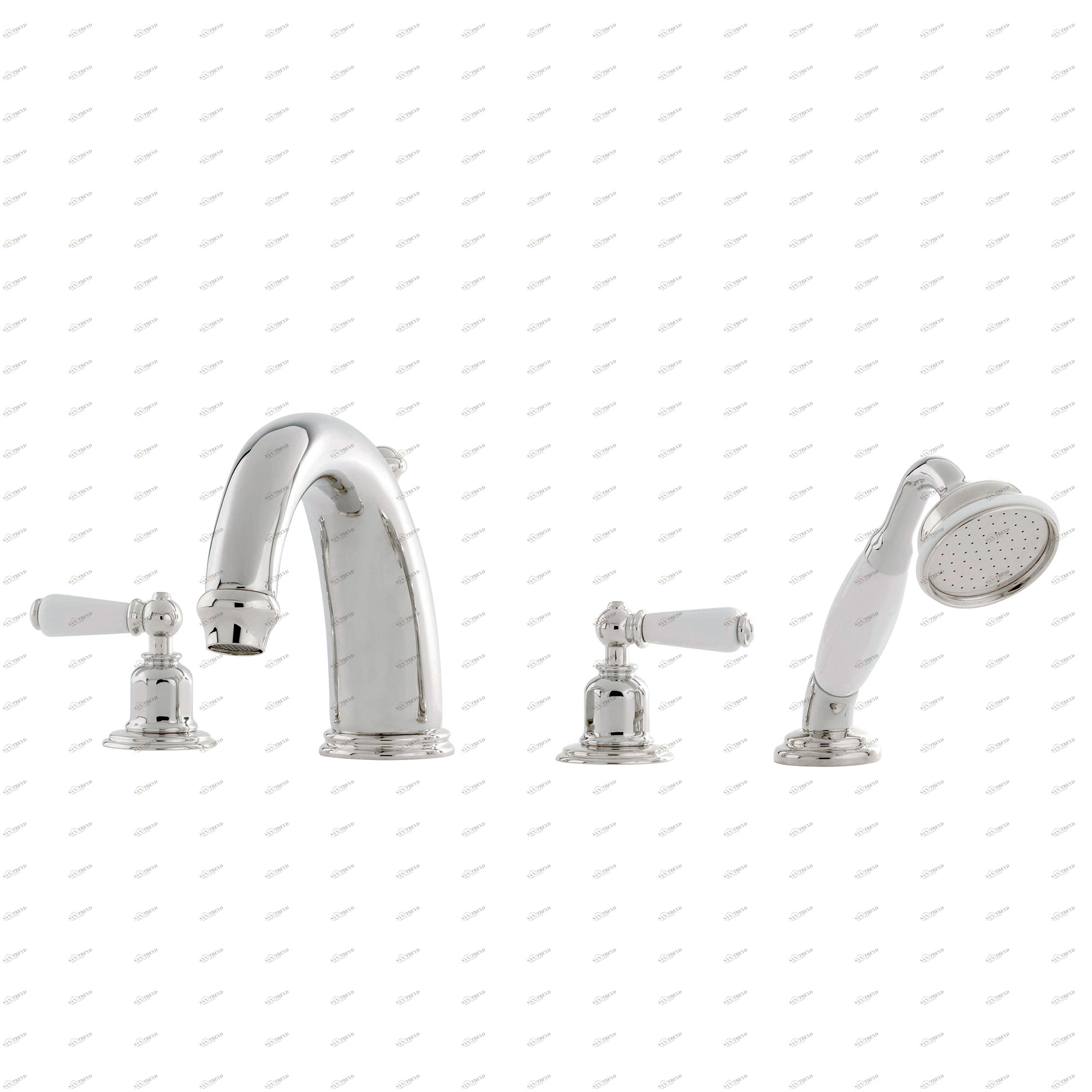 Traditional bathrooms РЫЧАГ 3/4 "смеситель для ванны и душа Pr3248/bn 