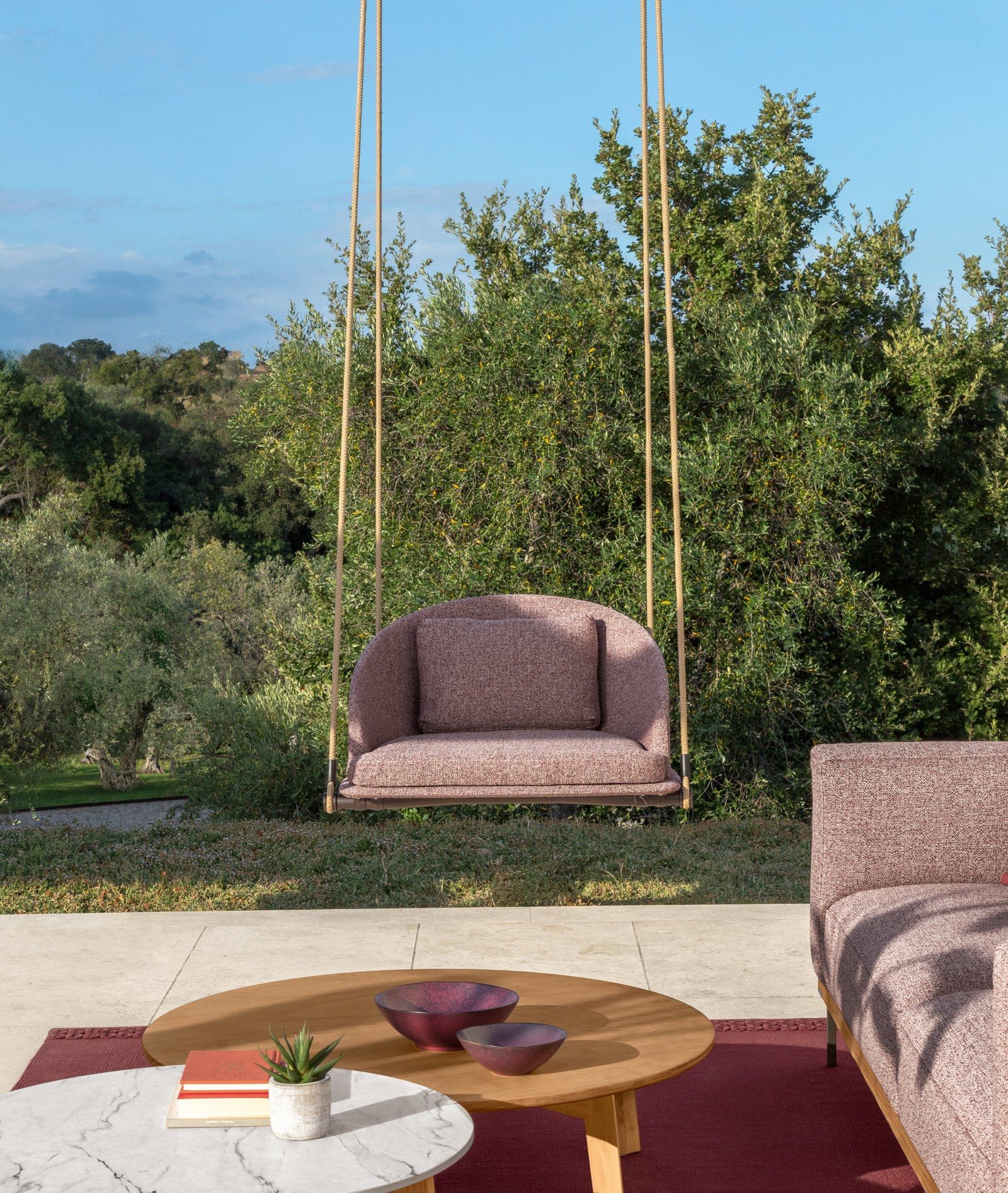 Подвесное сиденье из ткани Talenti CleoSoft-wood ARCH-00053194