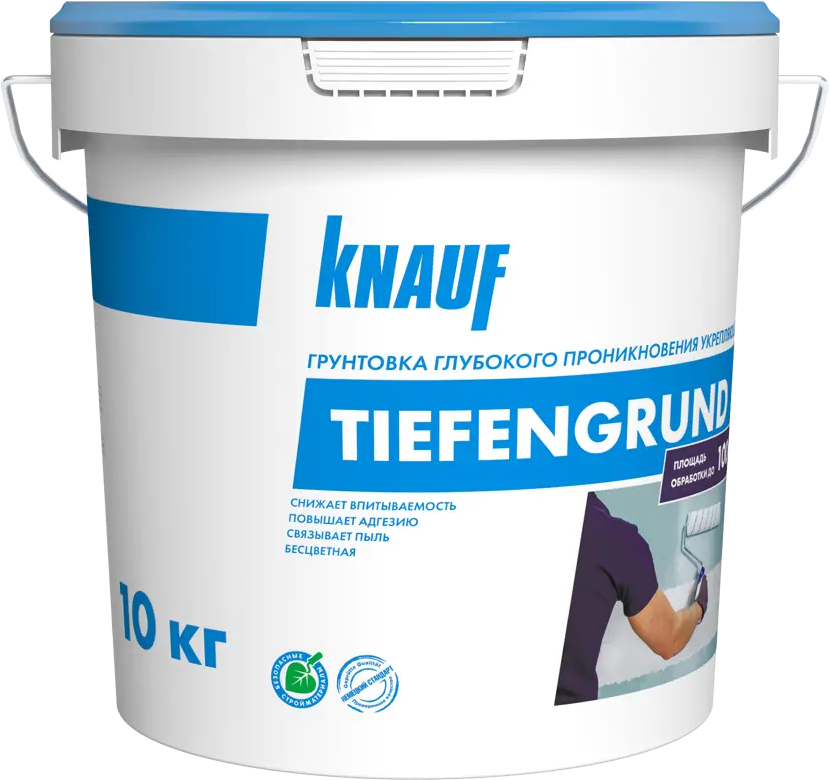 Грунтовка Knauf Тифенгрунд 10 л для идеальной адгезии поверхностей 12756884