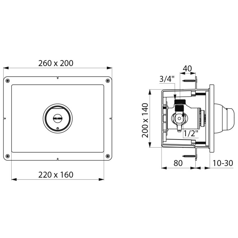790BOX-790218 Смеситель для душа TEMPOMIX DELABIE  - Вид №1