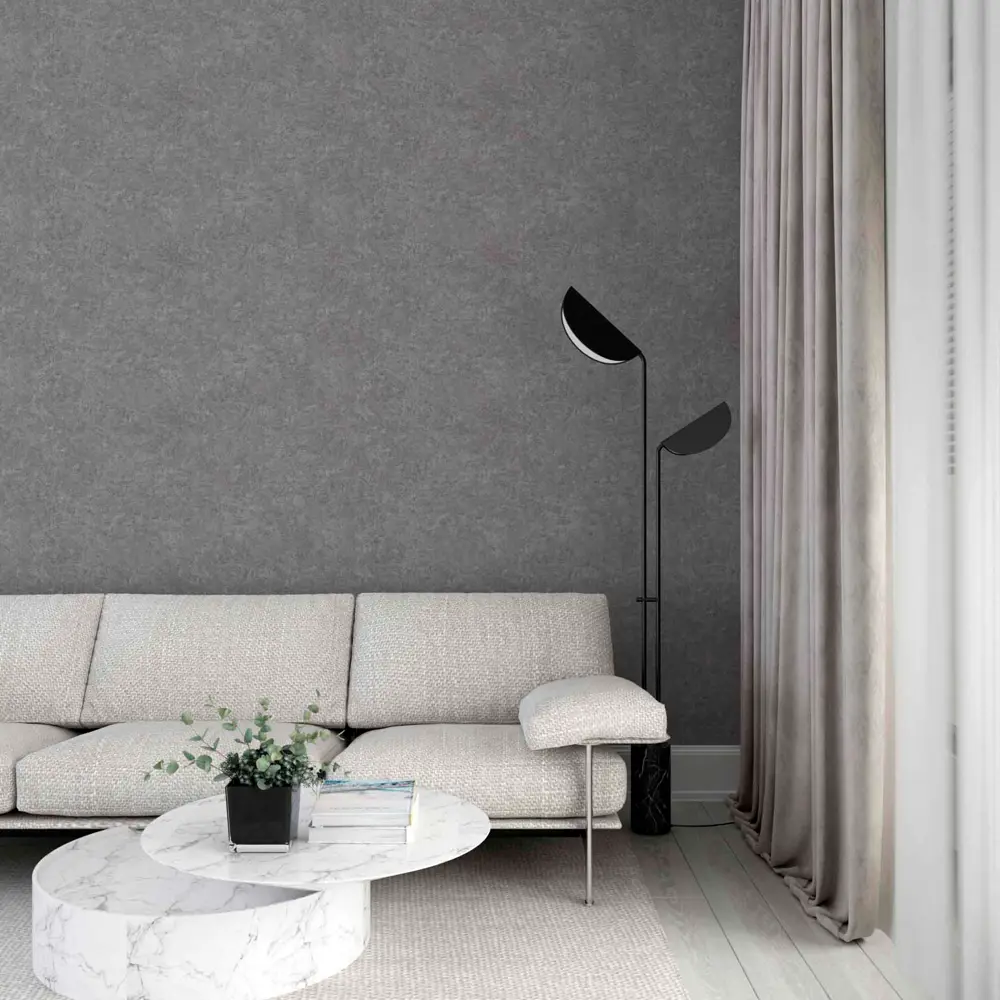 Обои бумажные Московская обойная фабрика Дроп графитовые 0.53 м 6309-1 STLM-2093571 - Вид №2