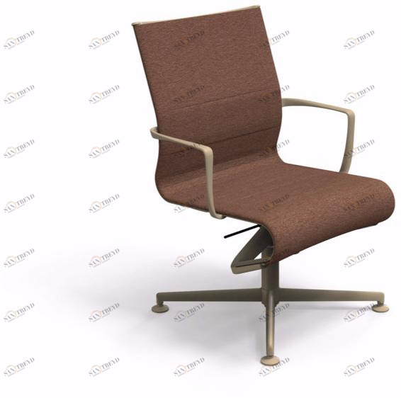 Alias Кресло офисное поворотное с 4-мя спицами и подлокотниками Frame 52 / frame 52 soft sun-id-1394042