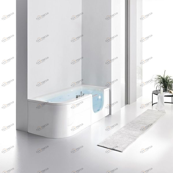 Ванна угловая FOR ALL 180 см с гидро и аэромассажем 2FLA1D6C Gruppo Geromin