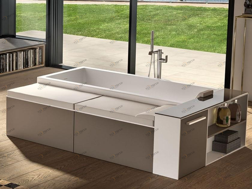 Albatros Отдельностоящая ванна с прямоугольным сиденьем Modula 01mpbdc0