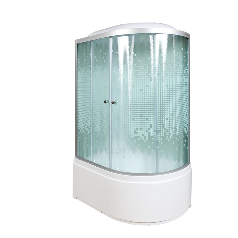 B90S+ эл. BLACK Душевая кабина DETO Серия В L 920 L с гидромассажем - Вид №7