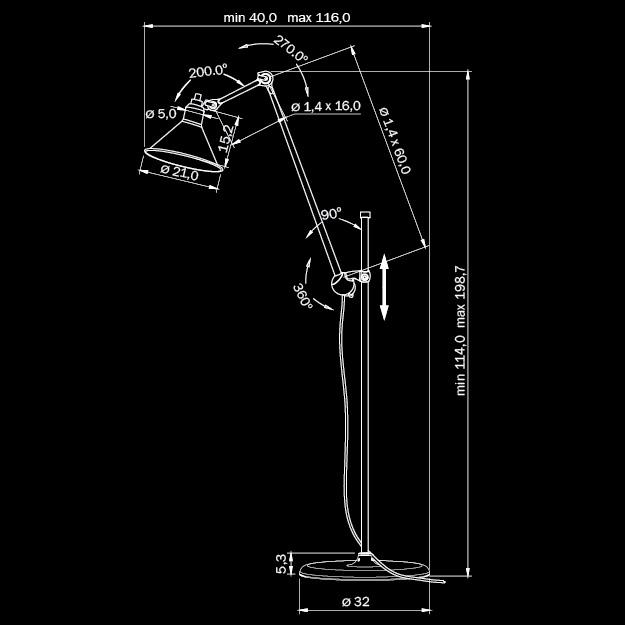 Торшер Lightstar Loft 765716 LIGHTSTAR  081012 Белый  - Вид №1