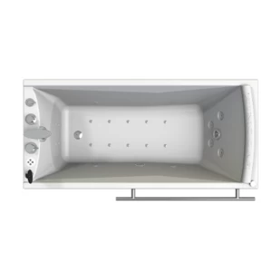 Гидромассаж "Спортивный Chrome" на ванну Вега (двигатель 1500 Вт, система "Turbo-pool", миниджет Релакс - 8 шт., джет Релакс - 4 шт., джет Линц, Магнус - 1 шт.)