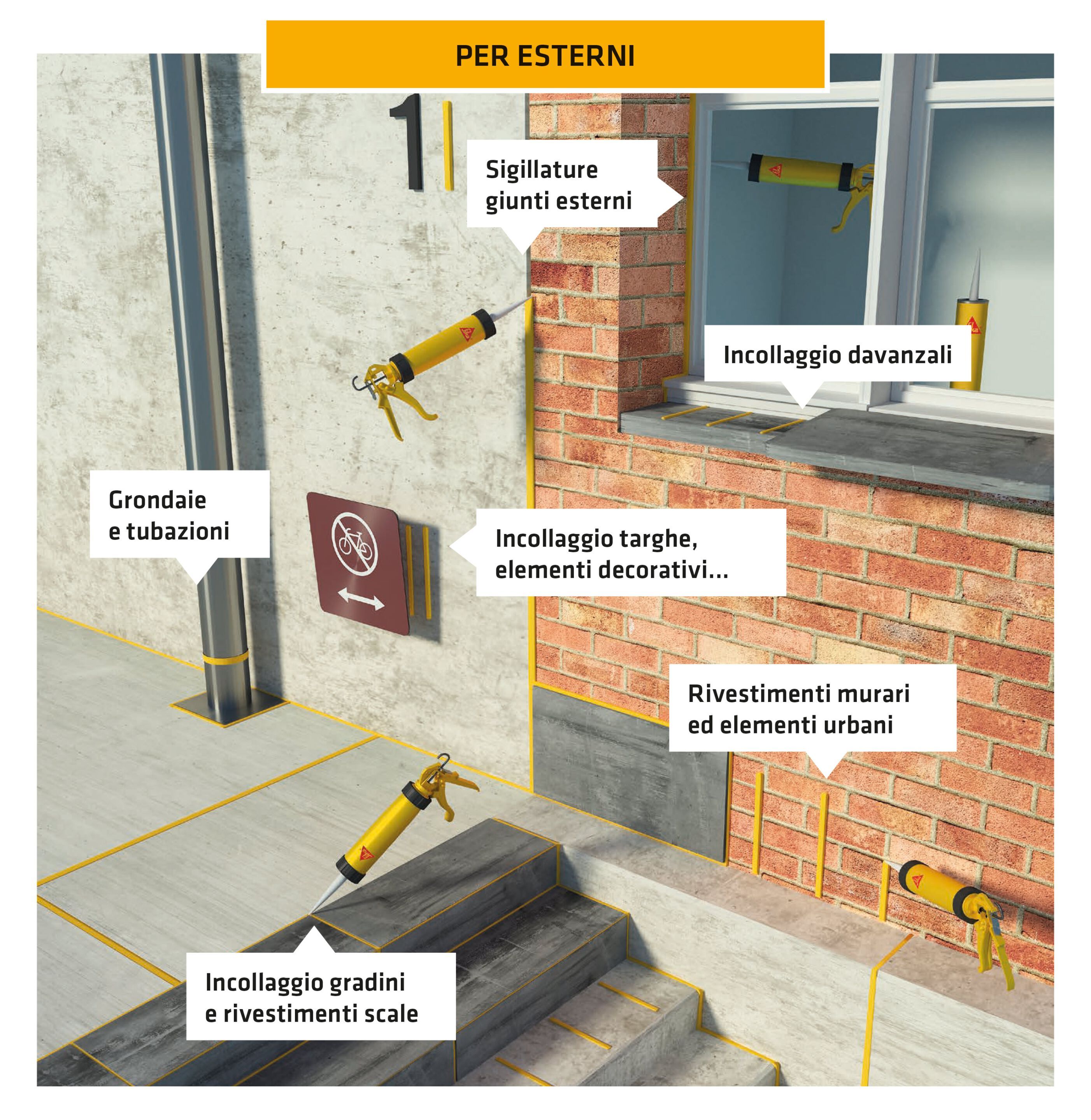 Многоцелевой герметизирующий клей SIKA ITALIA Sikaflex® ARCH-00102160 - Вид №4