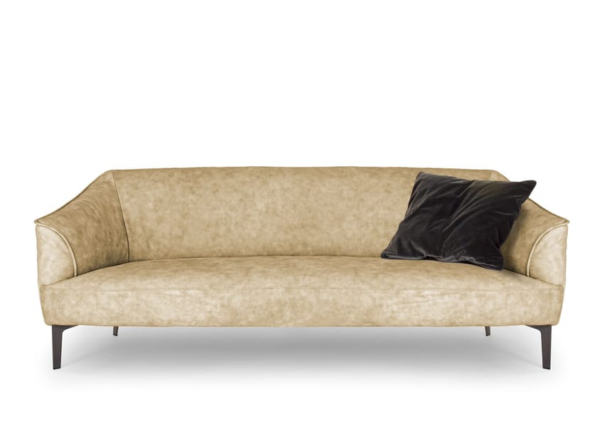 3-местный кожаный диван Borzalino Зигмунд ARCH-00082876