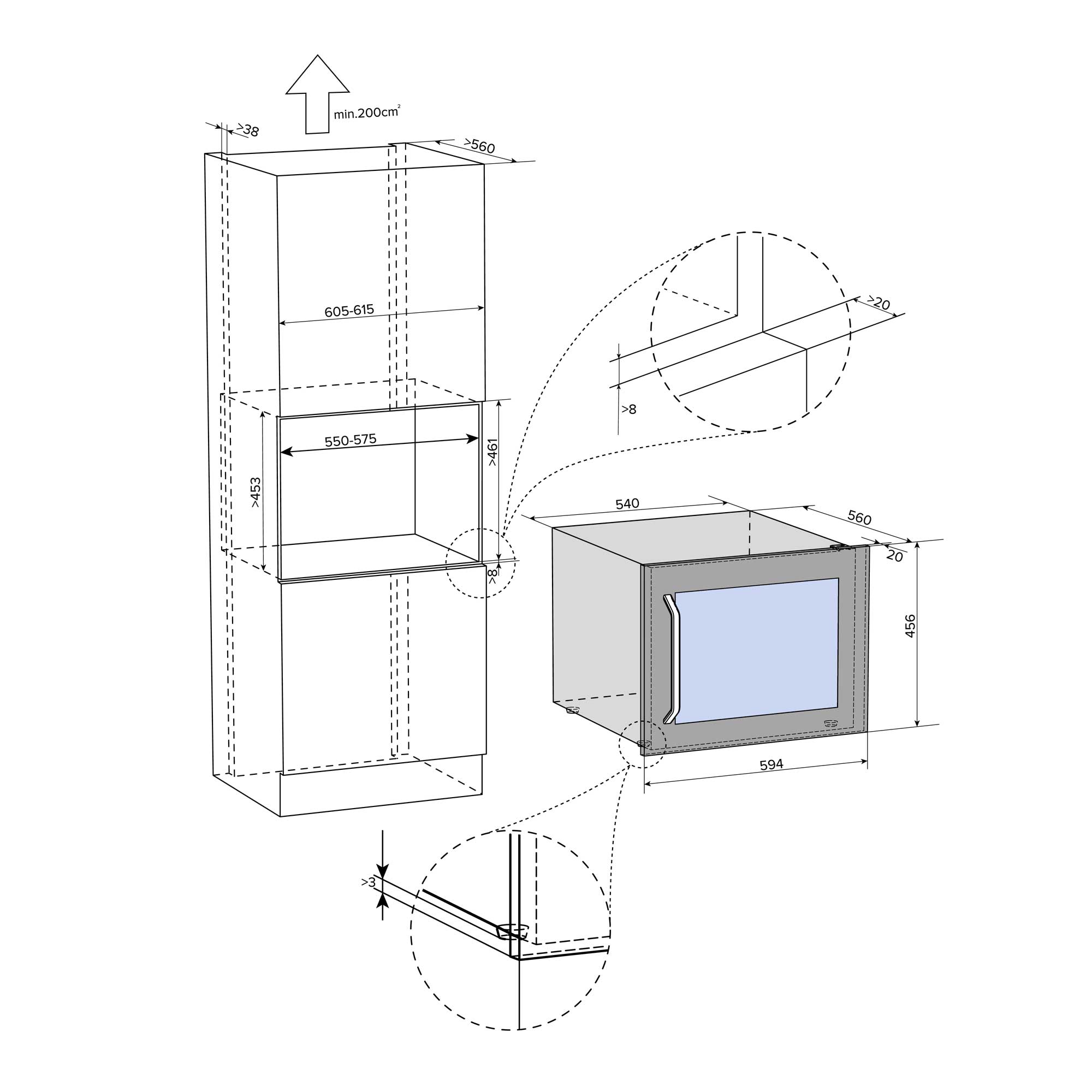 9951666 Встраиваемый винный шкаф Libhof CK-21 черный STDN-0096736 - Вид №9