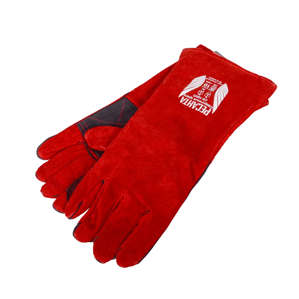 Краги сварщика кожаные Ресанта СК-10КП размер 10/XL STLM-2007027