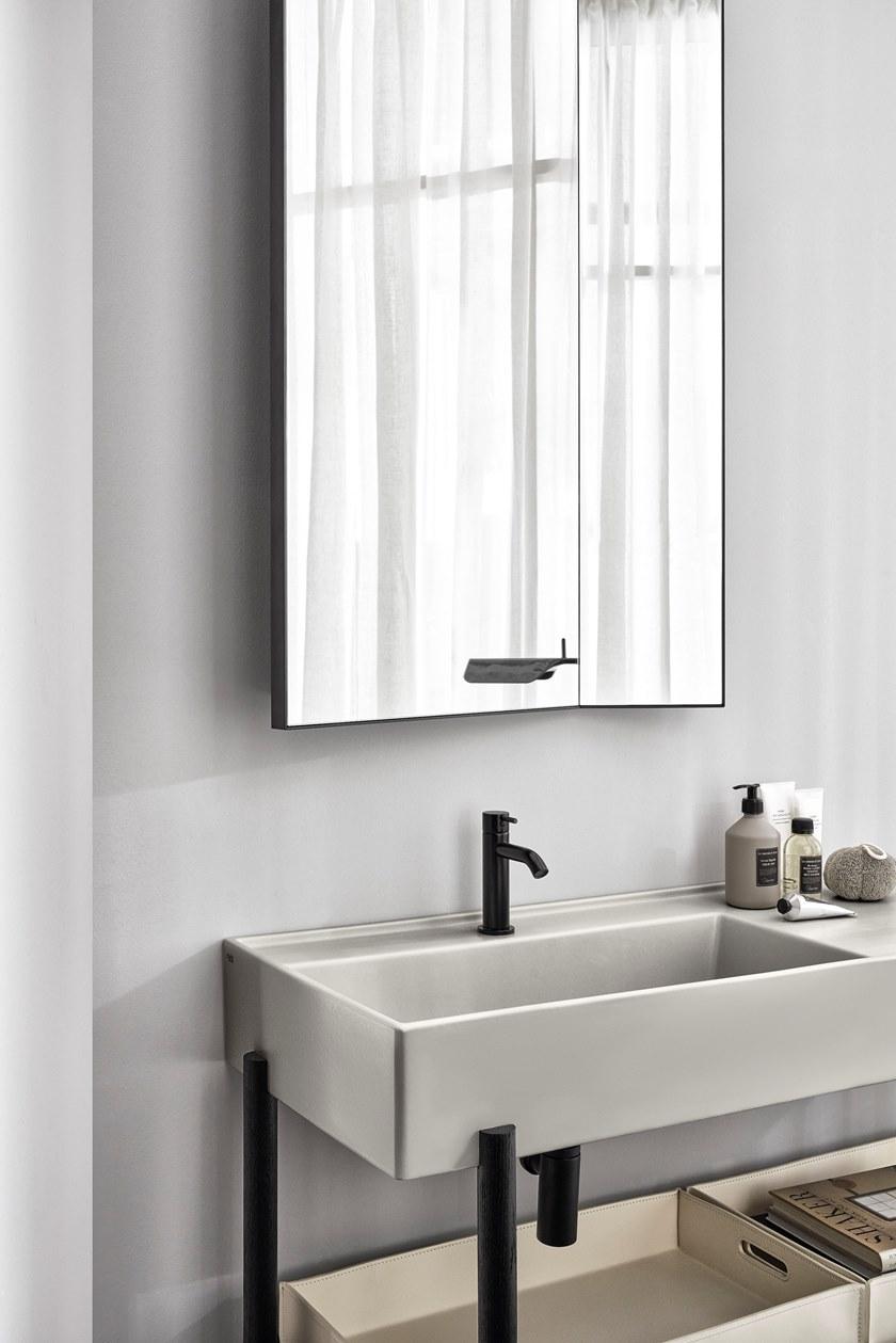 Ceramica Cielo Умывальник из керамики прямоугольной формы с ящиками Plinio sun-id-1405672 - Вид №4