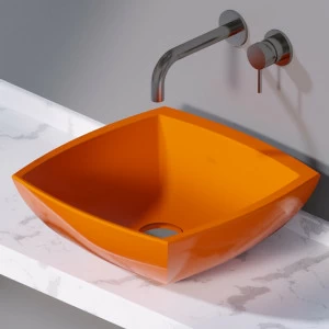 L246114 Накладная раковина на столешницу  квадратная A. e T. Italia SPOT