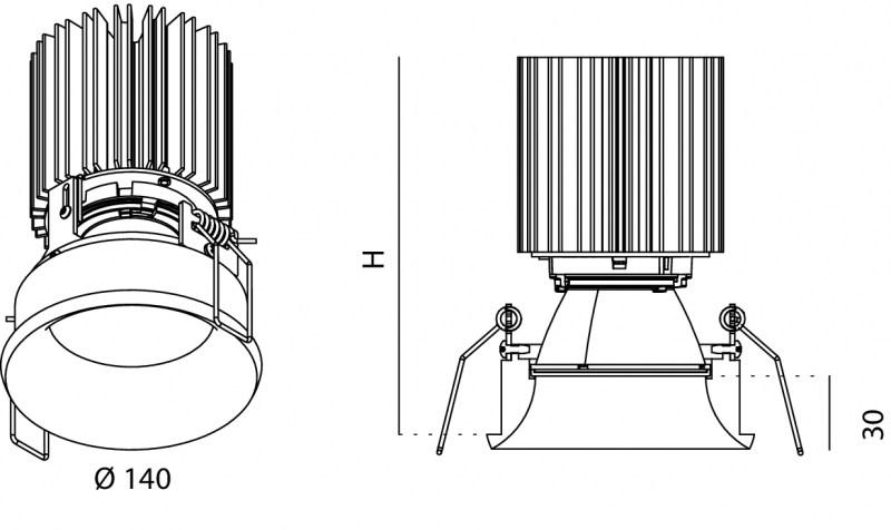 Lucifero's Встраиваемый точечный светильник Nyx sun-id-1490017 - Вид №7