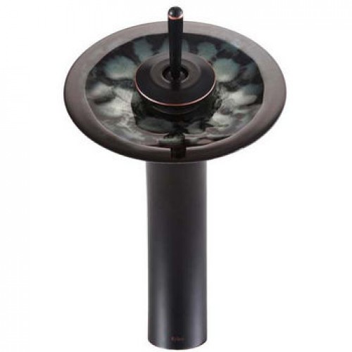 U-GV397-19mm-KGW1700 Накладная раковина на столешницу  прямоугольная Krausru  - Вид №6