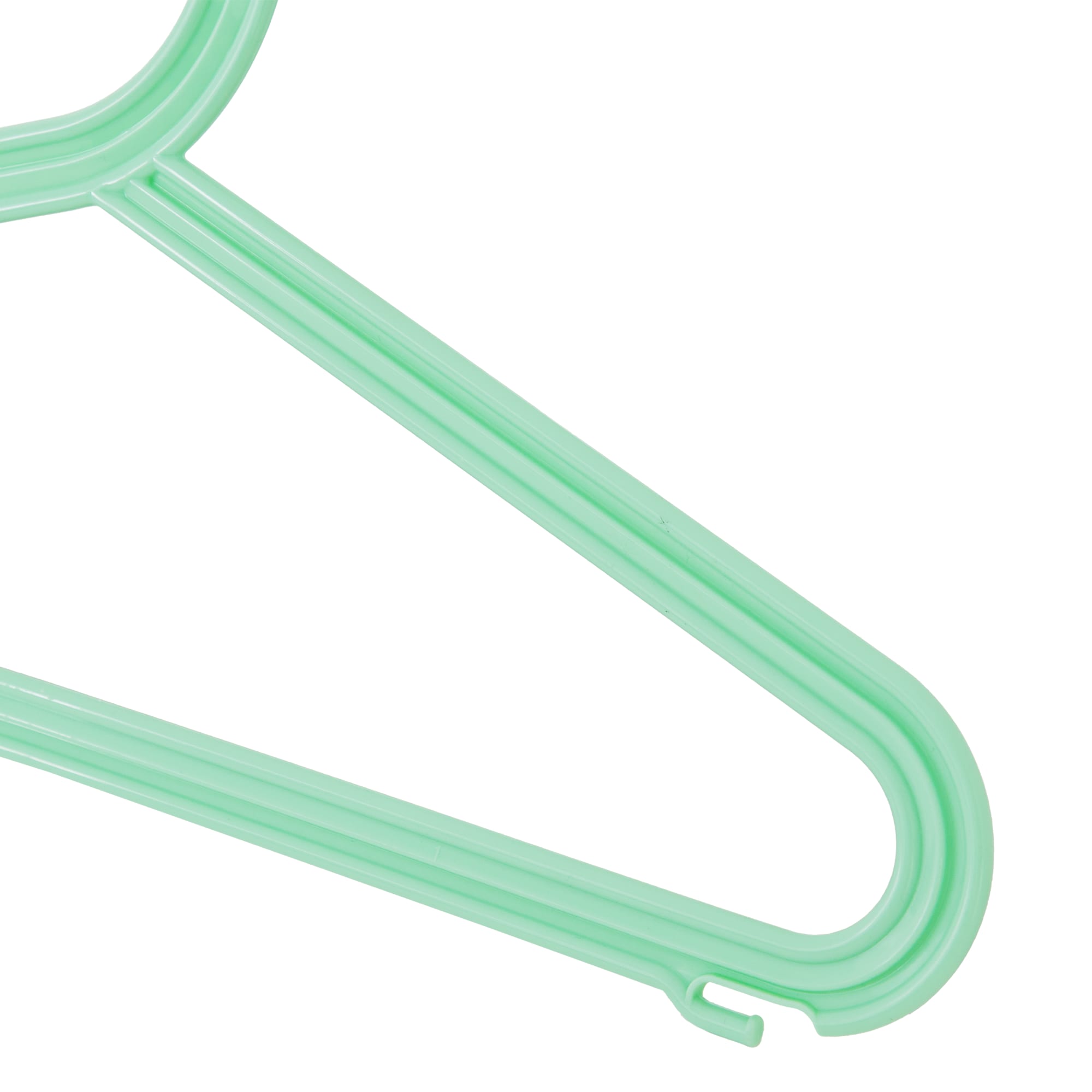 82999637 Плечики плоские размер 48-50 420x224x4 мм, полипропилен, цвет ментоловый Santreyd  - Вид №1