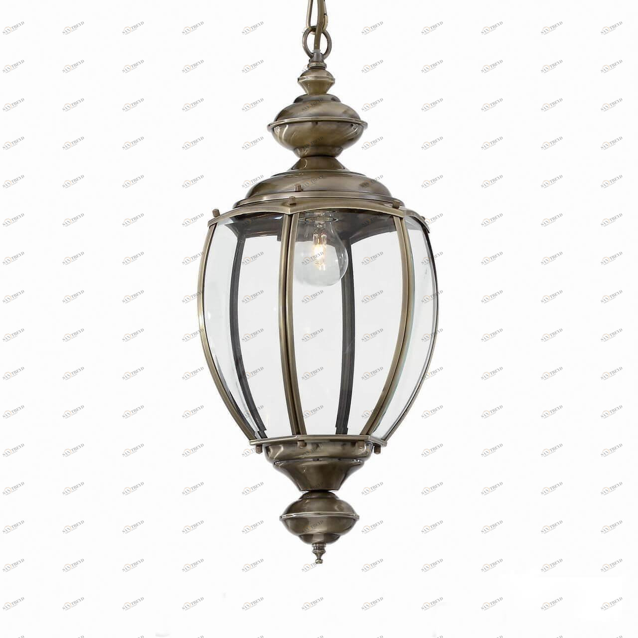 Подвесной светильник бронзовый Norma Brunito Norma SP1 Brunito IDEAL LUX ДИЗАЙНЕРСКИЕ, ФОНАРЬ 00-3889700 Бронза;прозрачный 