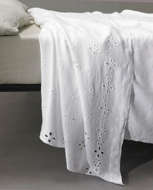 Society Limonta Вышитая льняная простыня Bijou sun-id-1420115 - Вид №1