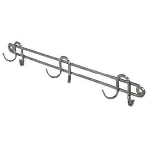 Планка 6 крючков цвет хром