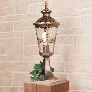 Уличный светильник ландшафтный H 42,5 см золотистый Diadema 4690389042898 ELEKTROSTANDARD DIADEMA 00-3898571 Золото;прозрачный