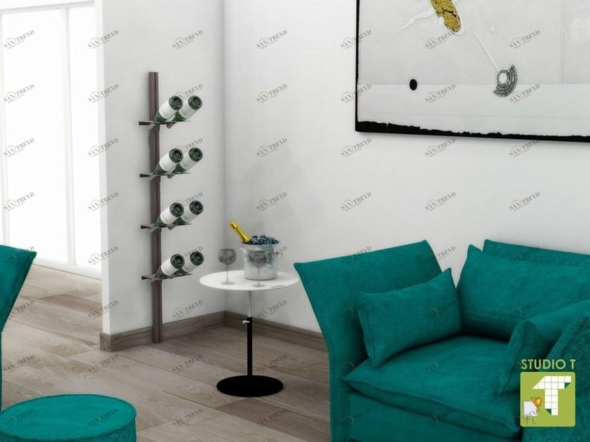 STUDIO T Настенный держатель для бутылок Inuno sun-id-1420095