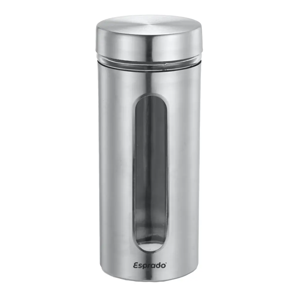 Банка для сыпучих продуктов Esprado Iron 750 мл стекло серый STLM-2129151