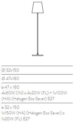 FontanaArte Торшер с диммером 3247 sun-id-1450323 - Вид №1