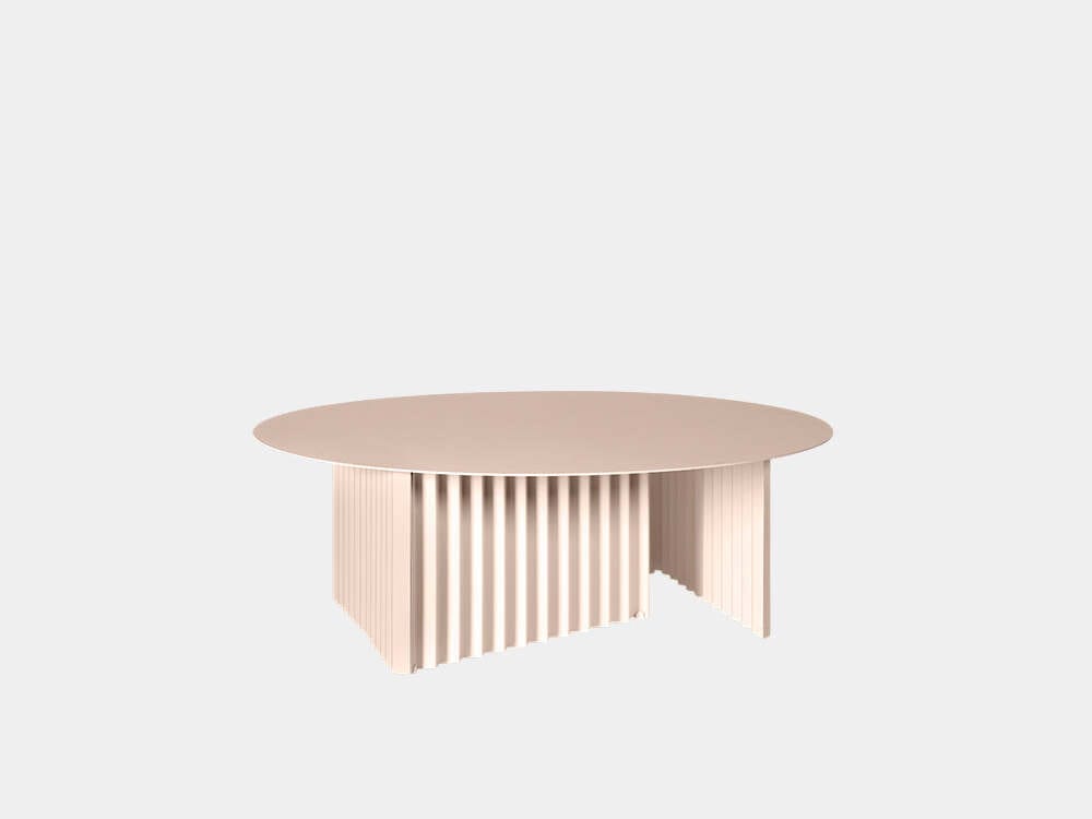 Стальной круглый низкий журнальный столик RS Barcelona Plec ARCH-00038257 - Вид №30