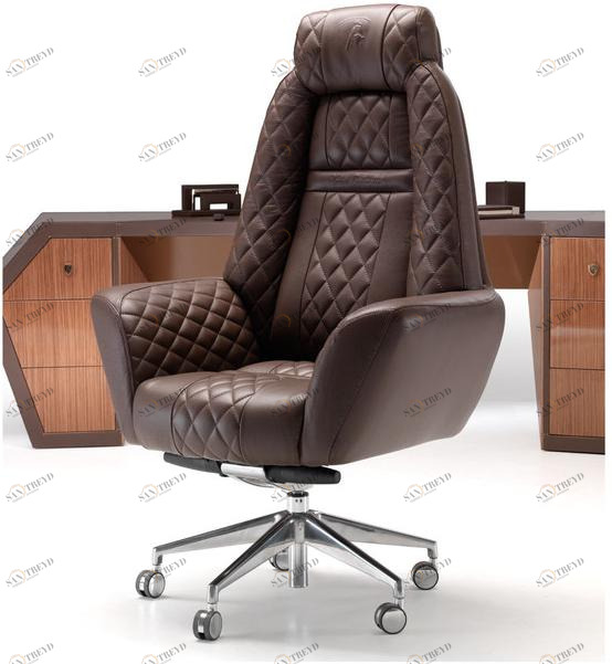 Tonino Lamborghini Casa Поворотное кожаное кресло Executive с 5-ю спицами и колесами Long beach sun-id-1411317