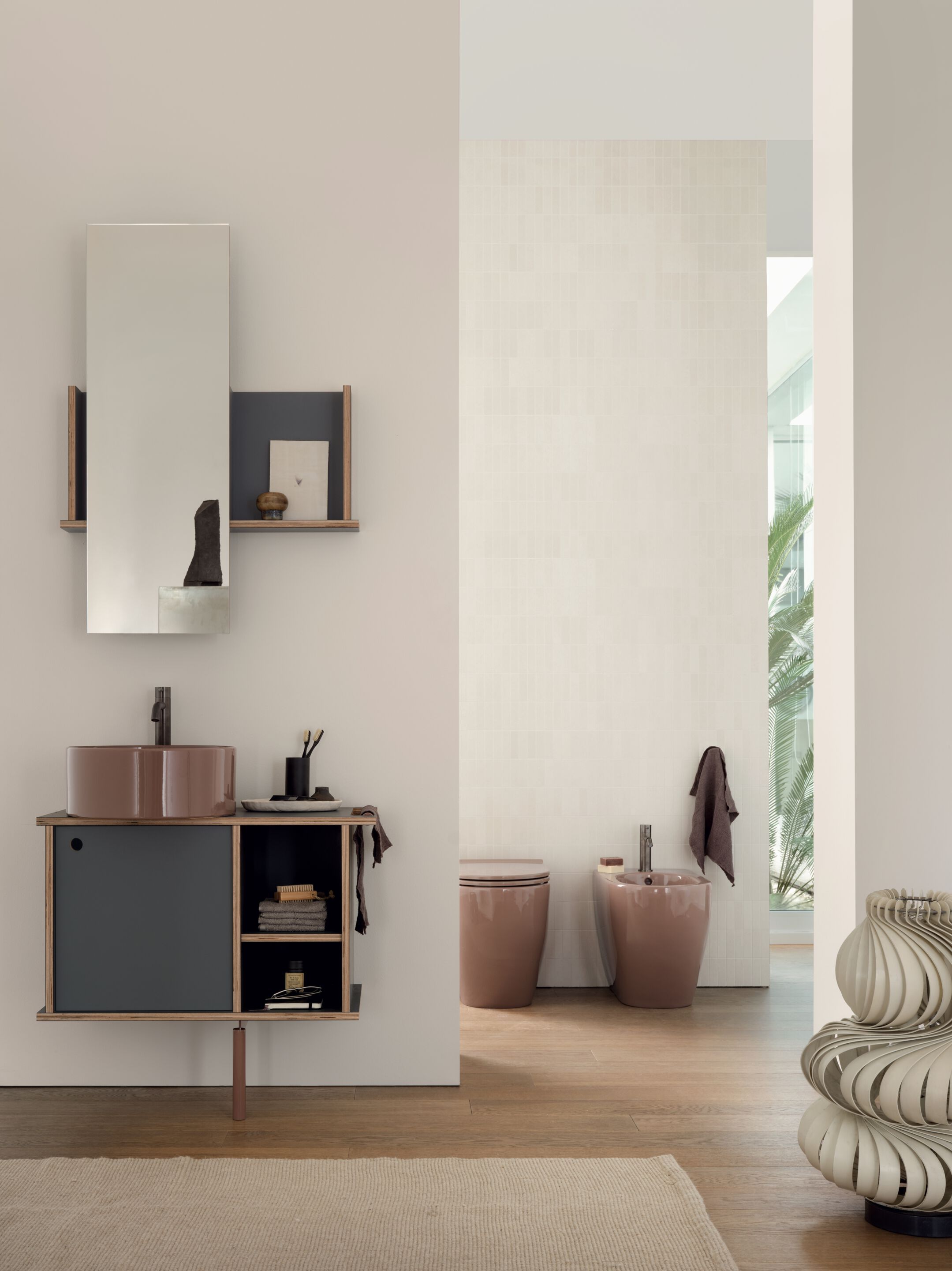 Умывальник Fenix-NTM® со встроенной раковиной с дверцами Ceramica Cielo Тео ARCH-00060956 - Вид №1