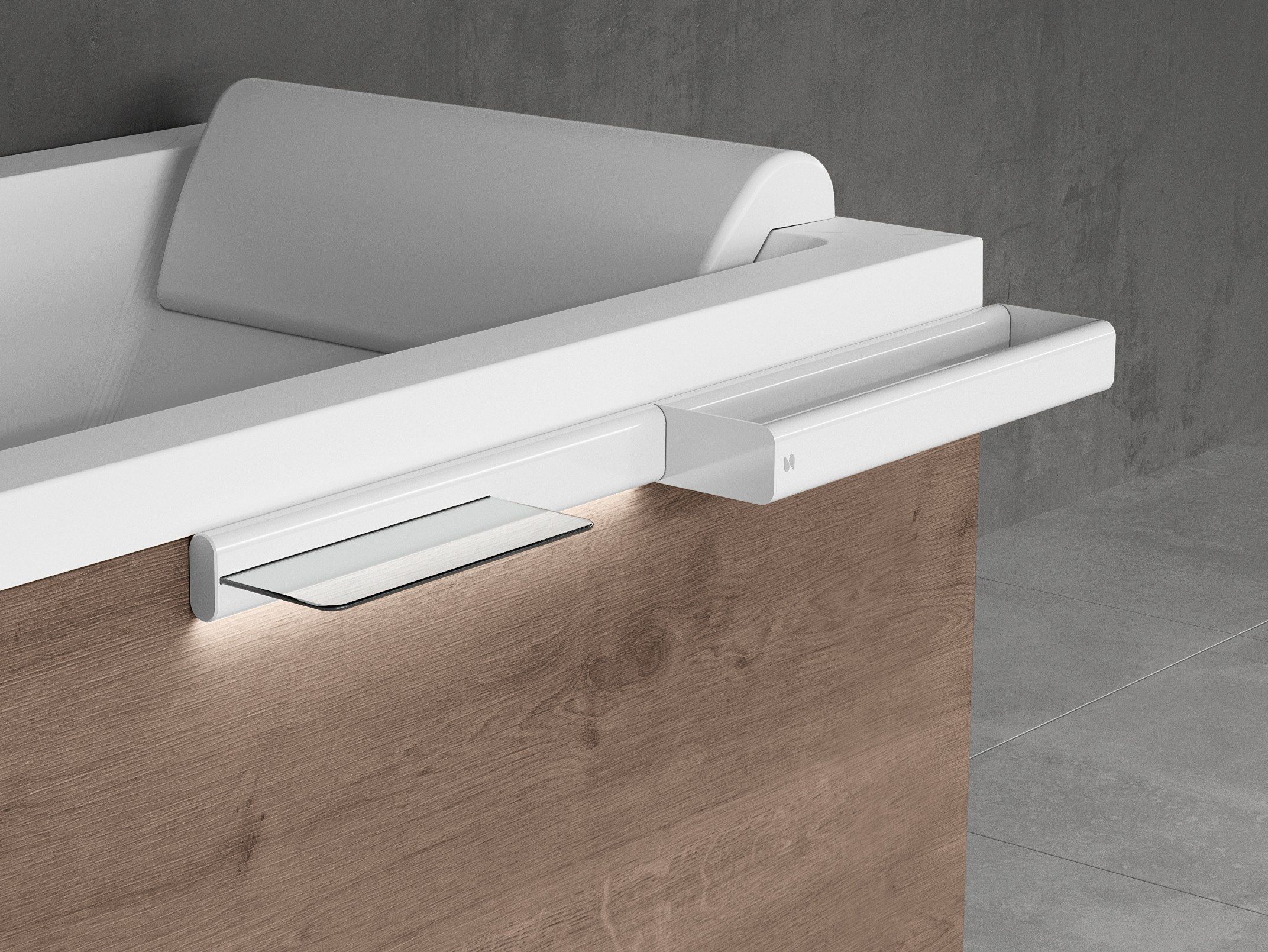 Держатель для полотенец / полка для ванной комнаты Novellini ARCH-00076530 - Вид №1