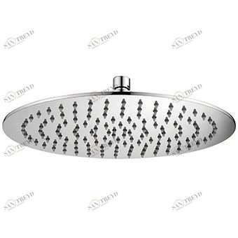 Z94273 Душевая лейка Ø 400 мм из хромированной нержавеющей стали, с фиксированной струей, с системой защиты от накипи. Толщина 4 мм. Zucchetti Shower 