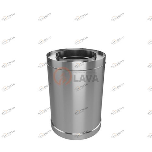 Труба-сэндвич LAVA 115/180, L=250, нерж. 439 (0,5)/439 (0,5) (ПЕРЛИТ) 4895