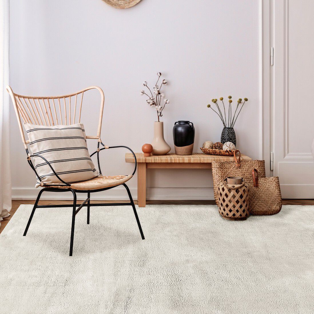 Сплошной цвет прямоугольный ковер Ademi Essential ARCH-00098533 - Вид №2