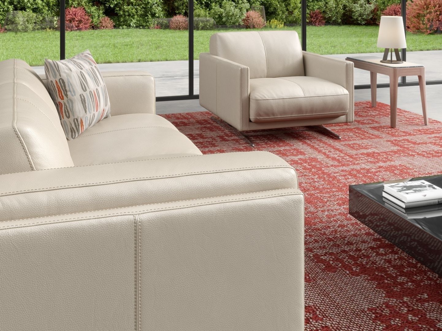 Кожаное кресло с подлокотниками Sofanella Bellante ARCH-00034919 - Вид №4