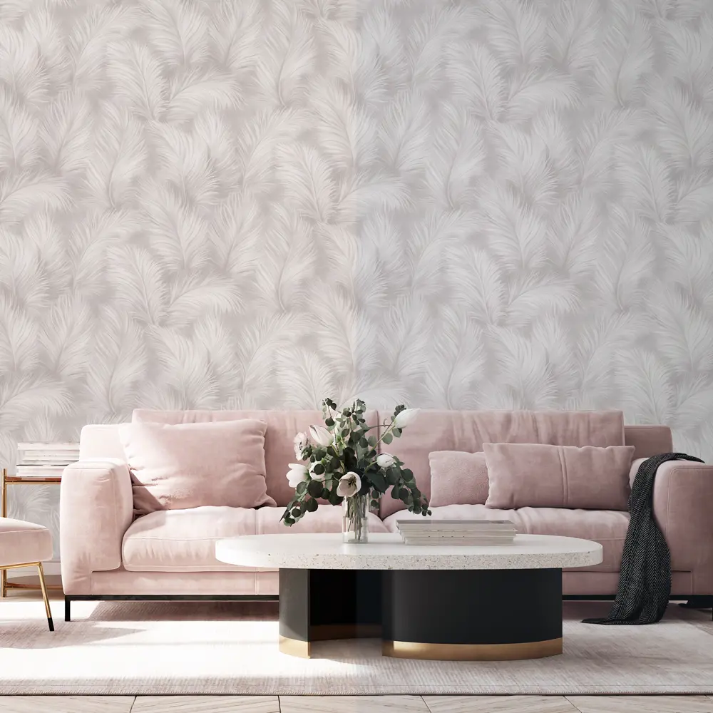 WALLSECRET Flamingo - Флизелиновые обои бежевого оттенка для элегантного интерьера 89395600 STLM-1413096 - Вид №5