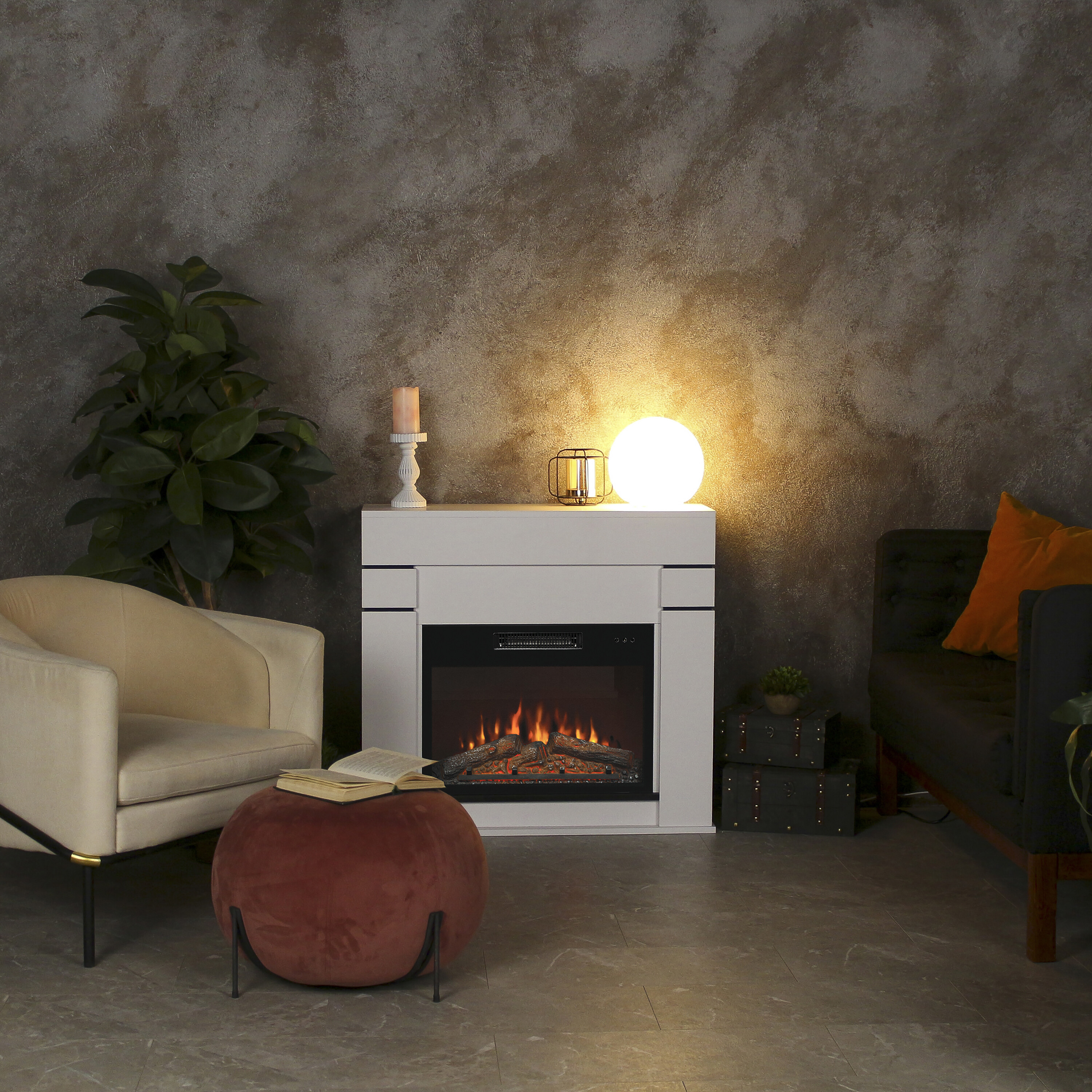 8167292 Каминокомплект RealFlame Alta 24 WT + Kendal 24 STDN-0021169 - Вид №10