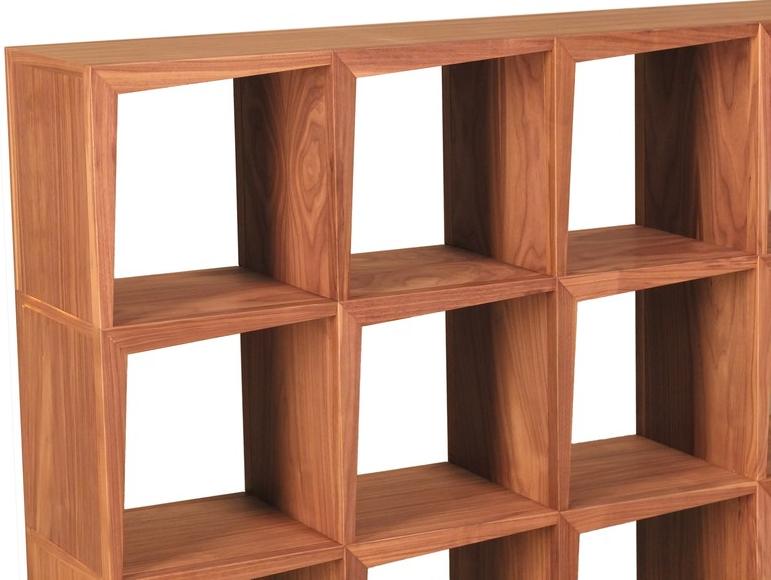 Morelato Открытый двухсторонний книжный шкаф из орехового дерева  Art. 3620/n  - Вид №4