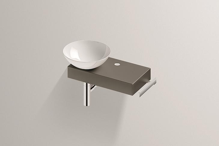 5256000084 Умывальник с тумбой, wp.pn1, белая, proshield, глазурованная Alape серия PN (Piccolo Novo) 