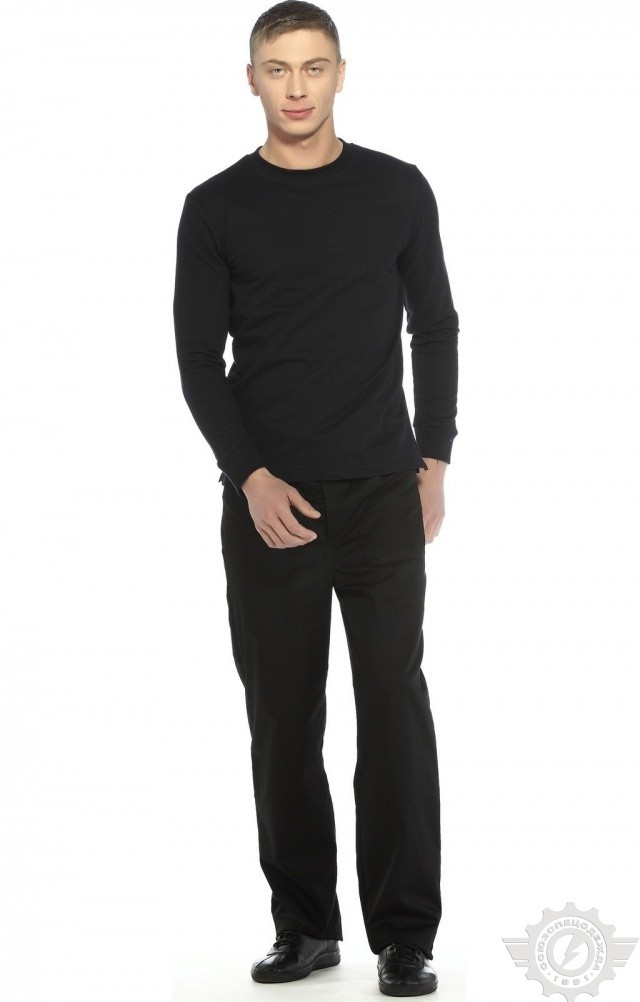 66308 Толстовка темно-синяя  Толстовки, рубашки, футболки, тенниски  размер L (100) Спецодежда  - Вид №4