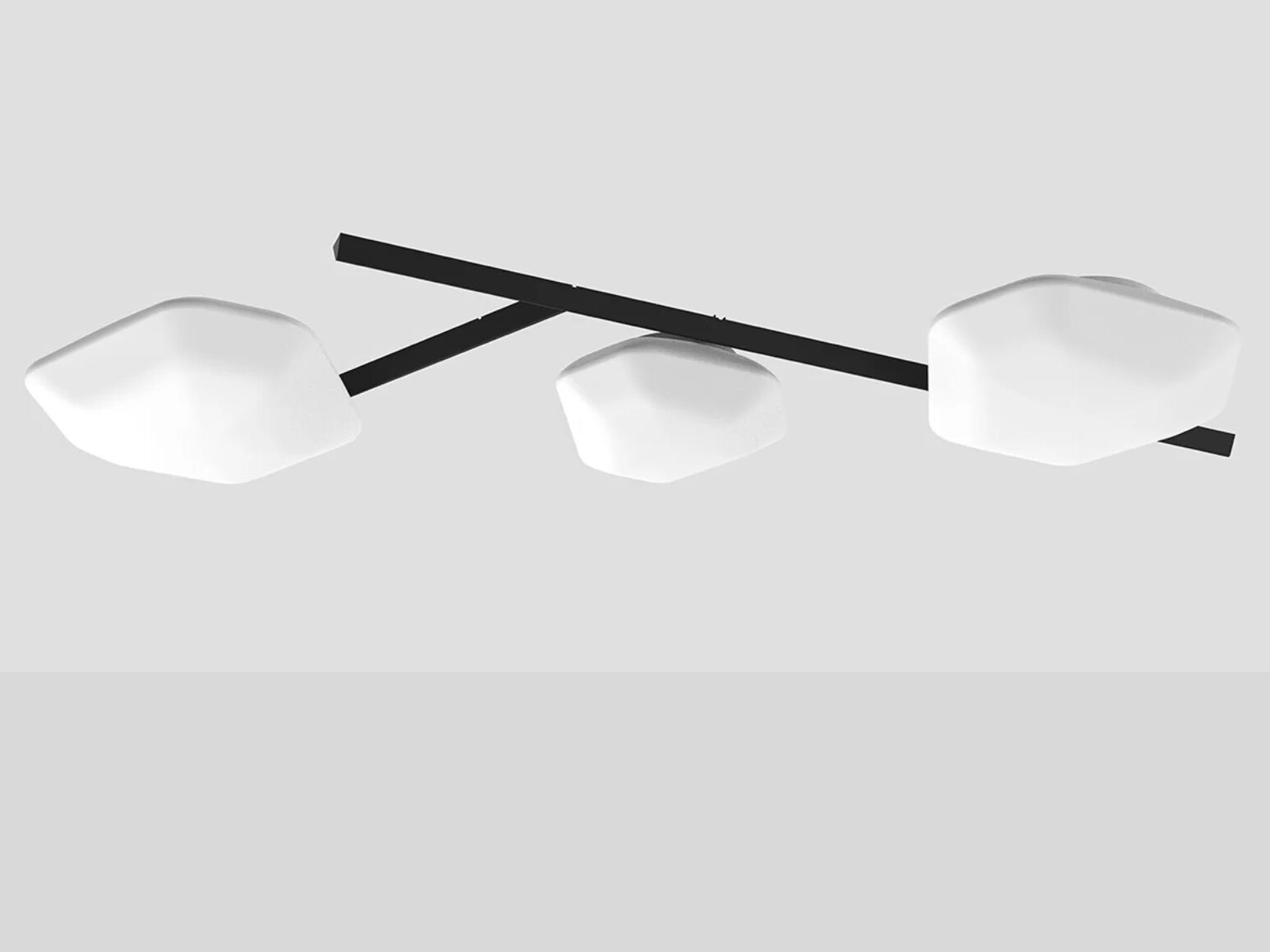 Выдувное стекло светодиодный потолочный светильник Vetreria Vistosi Modulor ARCH-00140888