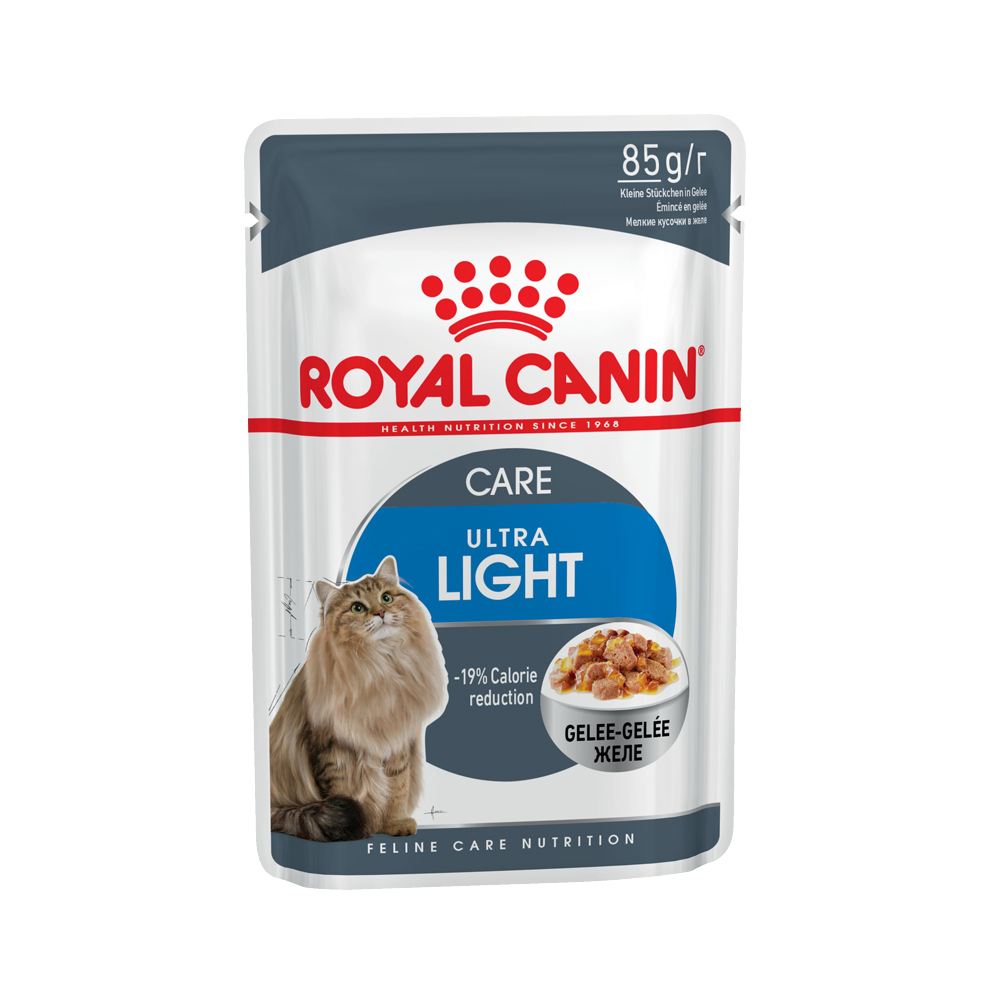 ПР0025183 Корм для кошек Ultra Light для кошек, склонных к полноте, в желе конс. 85г ROYAL CANIN 