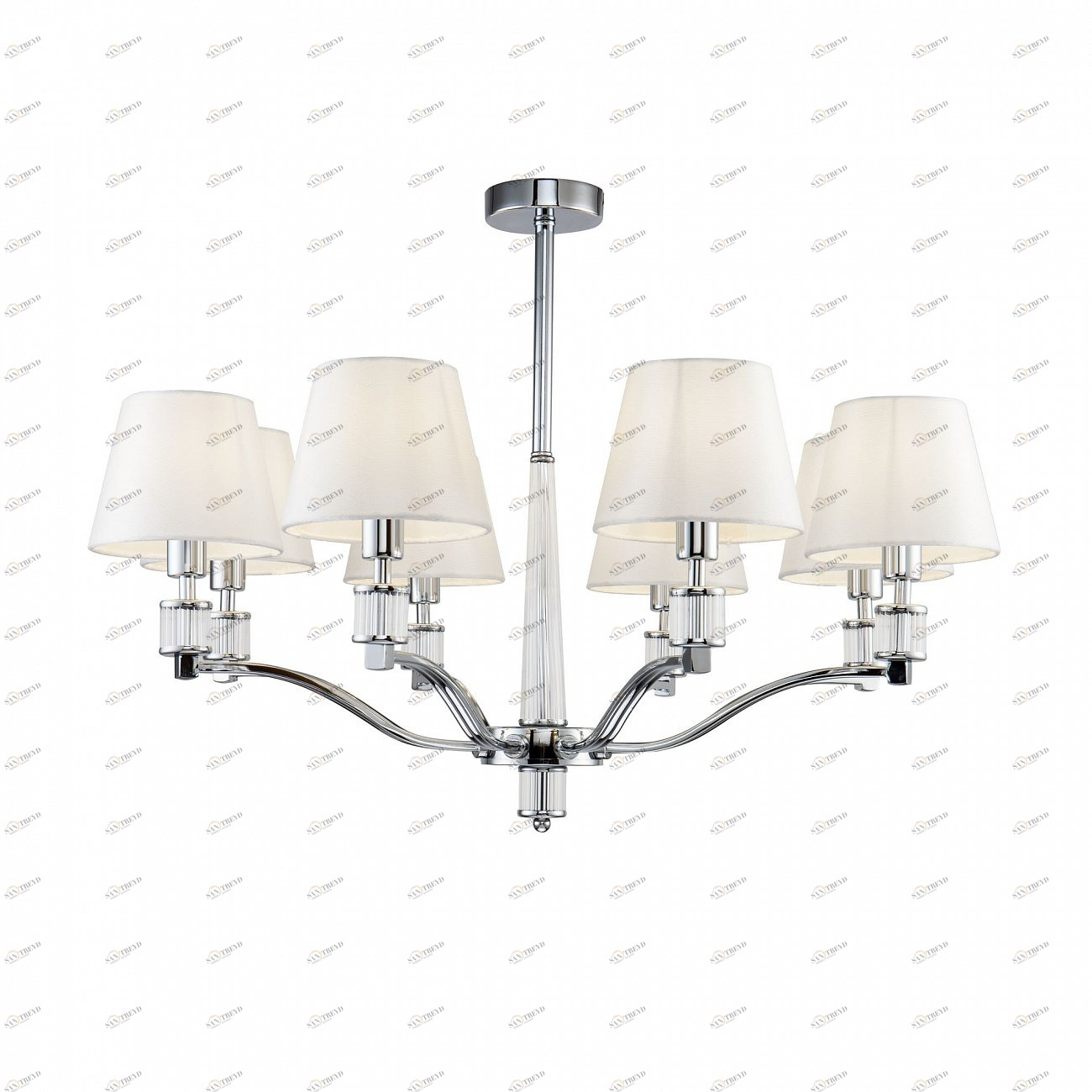 Люстра подвесная белая Clarissa 08CH FREYA ДИЗАЙНЕРСКИЕ, MODERN 00-3956369 Белый 