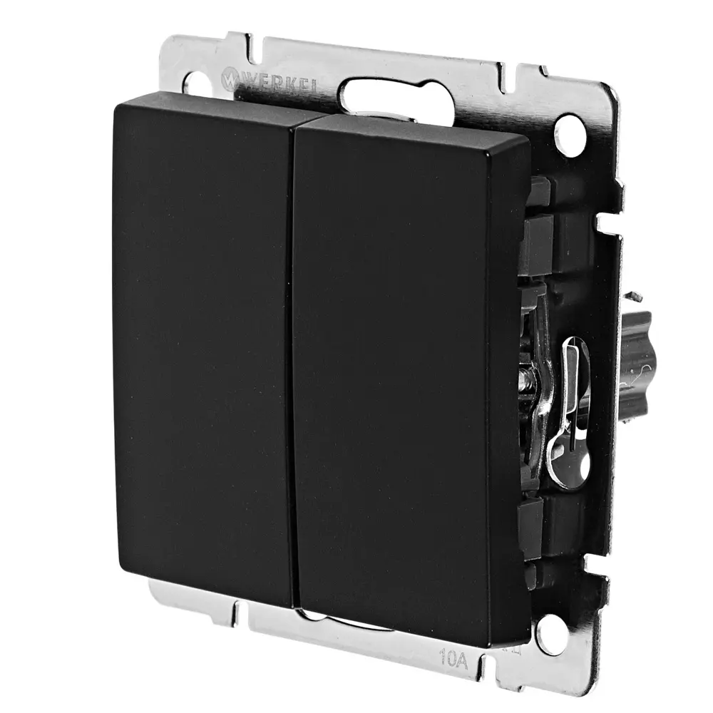 Проходной выключатель WERKEL 2-клавишный для управления светом из разных точек 17784067 Встраиваемые механизмы STLM-0008635 - Вид №2