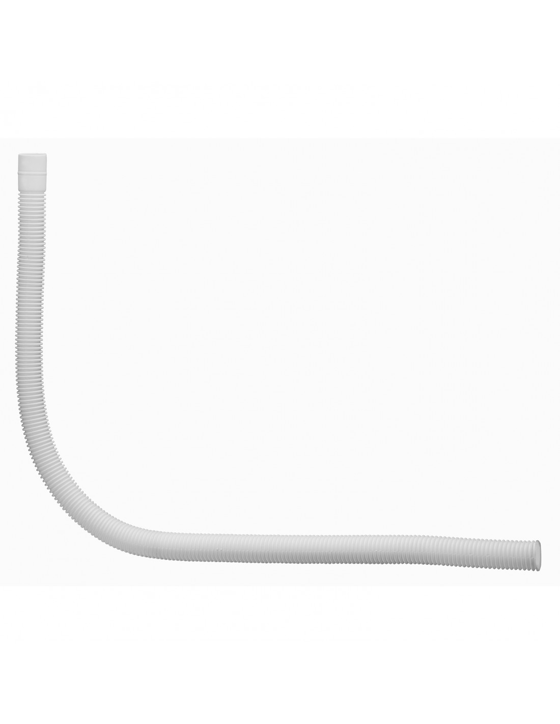 040800 001 05  Гибкая трубка переливная для слива ванны, Д. 29 мм, Л. 1 м, белый полипропилен Valentin Белый 