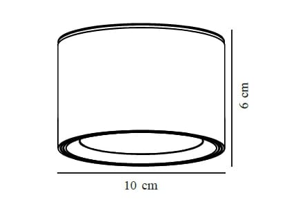 Круглый металлический потолочный светильник Nordlux FALLON ARCH-00098708 - Вид №2