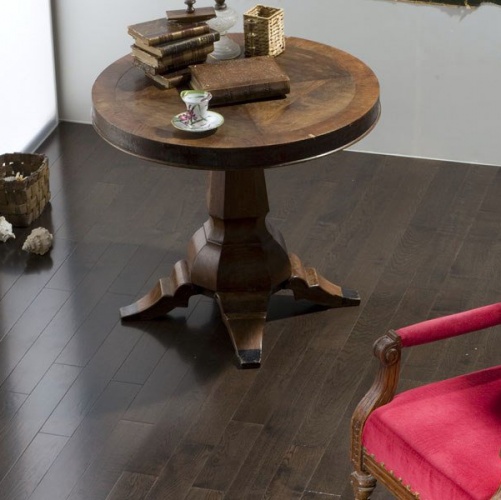 Инженерная доска Coswick Классическая Угольный 127мм Лак Дуб Селект (Гладкая) 600…2100х127 мм 11541107 - Вид №2