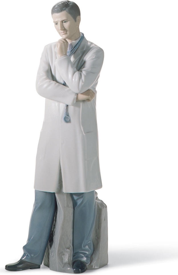 10669029 LLADRO Фигурка Lladro "Доктор (мужчина)" 10х31см Фарфор Lladró 