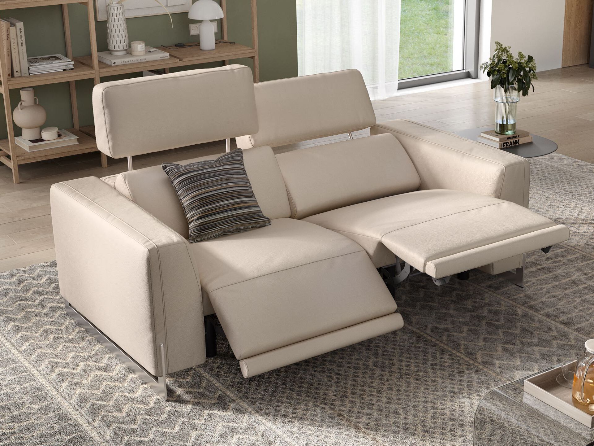 2-местный кожаный диван Sofanella Amelia ARCH-00150086 - Вид №3